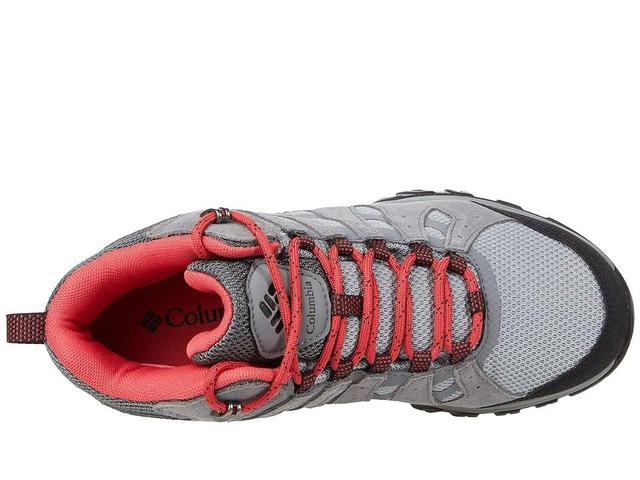 Columbia Redmond III Mid Waterproof (Steam/Red Coral) Women's Shoes Product Image