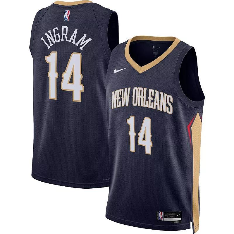 New Orleans Pelicans Icon Edition 2022/23 Nike Men's Dri-FIT NBA Swingman Jersey Product Image