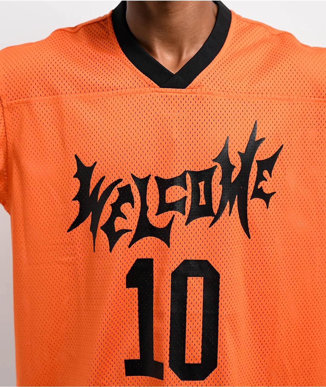 Welcome Huddle Orange Football Jersey Product Image