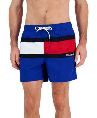 Mens Tommy Hilfiger Flag Swim Trunks Product Image