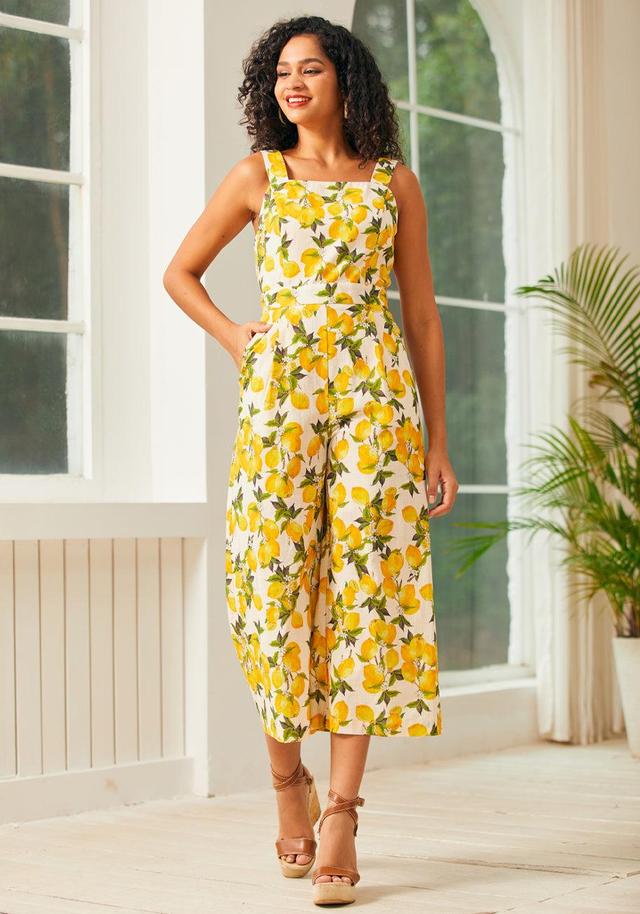 A Playful Bouquet Jumpsuit Product Image