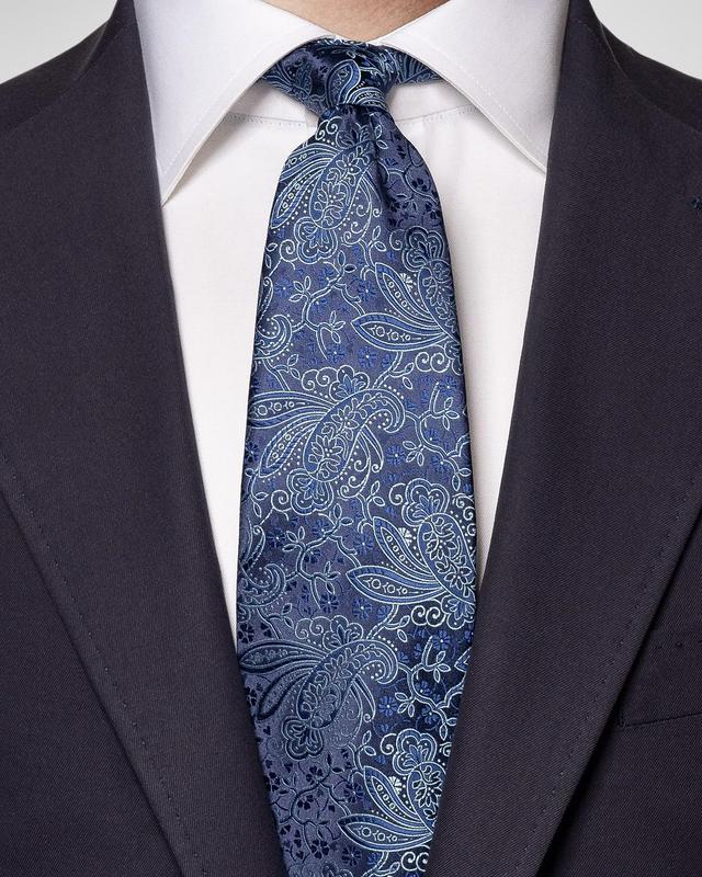 Mens Paisley Silk Tie Product Image