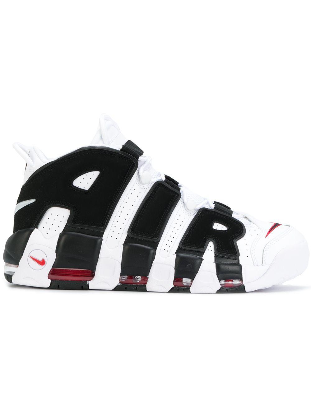 NIKE Fa Air More Uptempo Sneakers In White Product Image