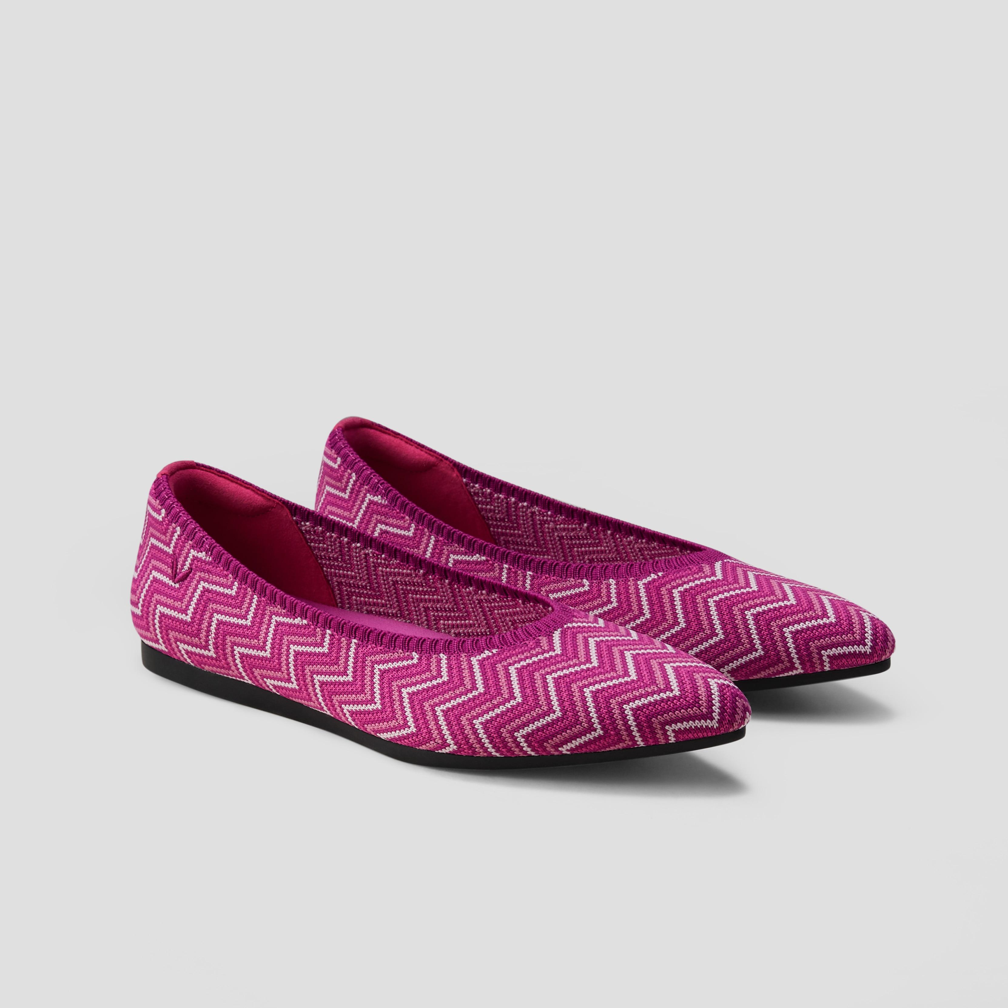 Pointed-Toe Ballet Flats (Aria 5°) Product Image