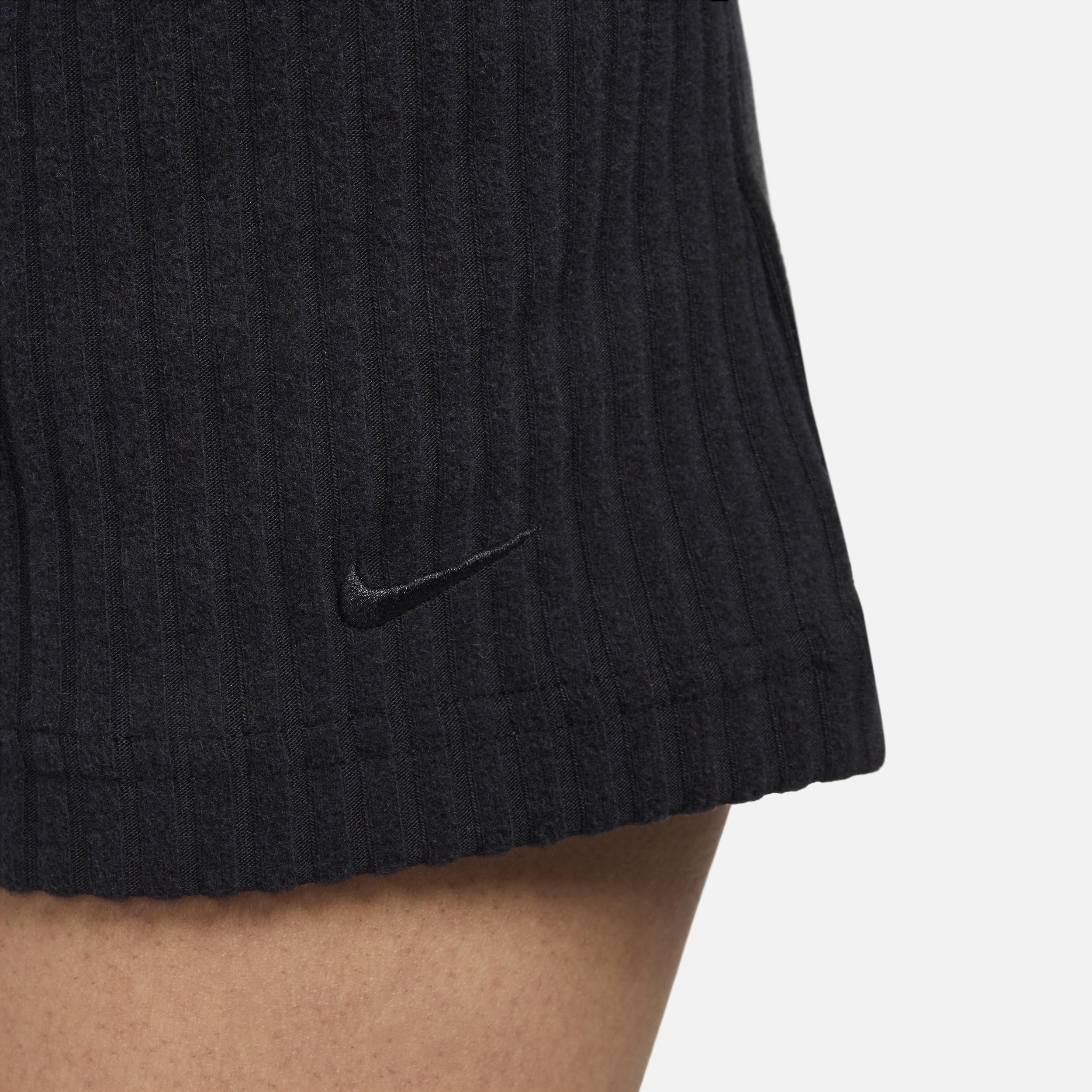 Womens Nike Sportswear Chill Rib High-Waisted Slim 3 Shorts Product Image