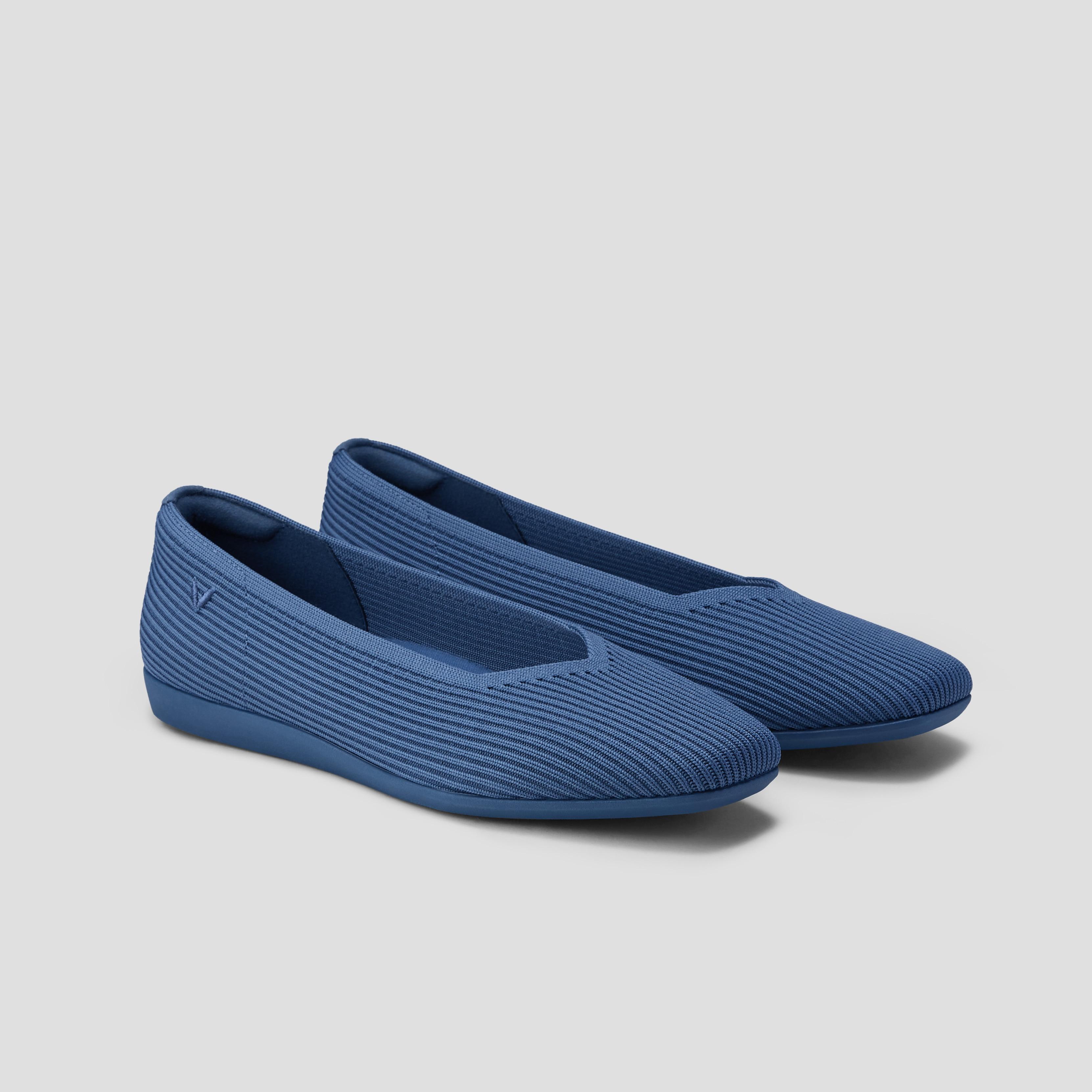 Lightweight Square-Toe V-Cut Flats (Margot Walker) product image