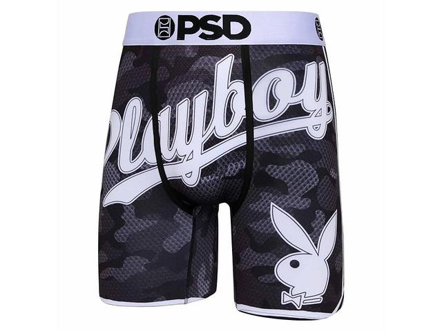 PSD Mens PSD Playboy Varsity Underwear - Mens White/Black Product Image