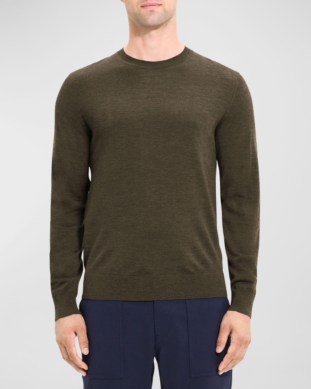 Mens Wool Crewneck Sweater Product Image