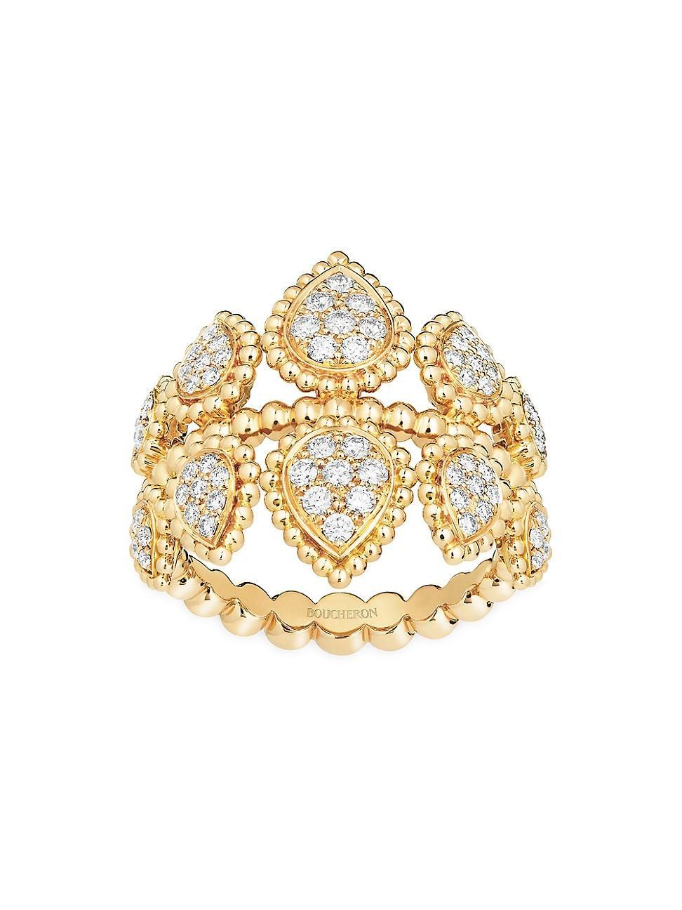 Womens Serpent Bohme 18K Yellow Gold & 0.5 TCW Diamond Ring Product Image