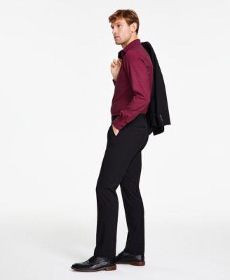 Men's Slim-Fit Stripe Suit Pants, Created for Macy's Product Image