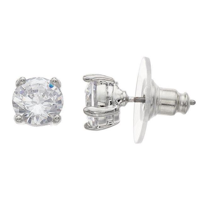 Simply Vera Vera Wang Simulated Crystal Stud Earrings, Womens, None Product Image