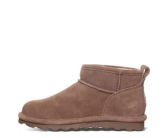 Bearpaw Womens Shorty Water Resistant Fur Boot Product Image