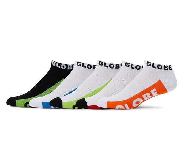 Globe Multi Brights Ankle Sock 5Pack Men's Crew Cut Socks Shoes Product Image