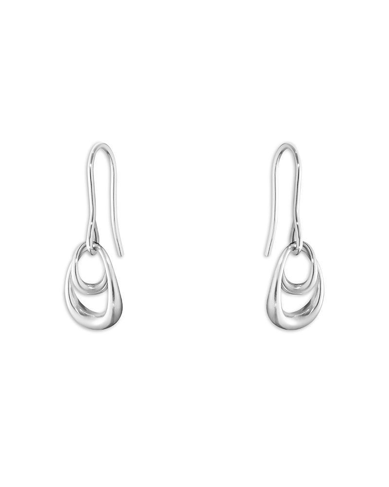 Georg Jensen Sterling Silver Offspring Drop Earrings Product Image