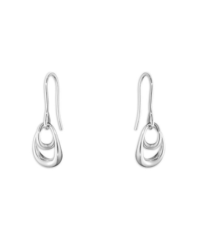 Georg Jensen Sterling Silver Offspring Drop Earrings Product Image