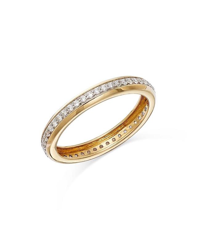 Bloomingdales Mens Diamond Eternity Band in 14K Yellow Gold, 0.50 ct. t. w. - 100% Exclusive Product Image