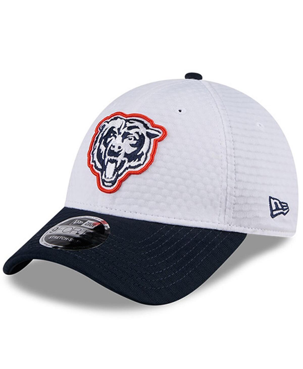 New Era Mens White Chicago Bears 2024 Nfl Training Camp 9FORTY Adjustable Hat - White Product Image