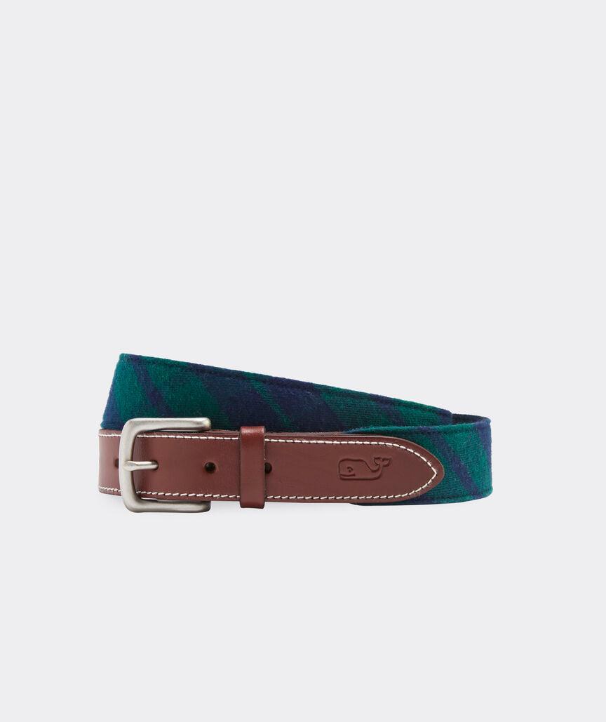 Blackwatch Plaid Canvas Club Belt Product Image