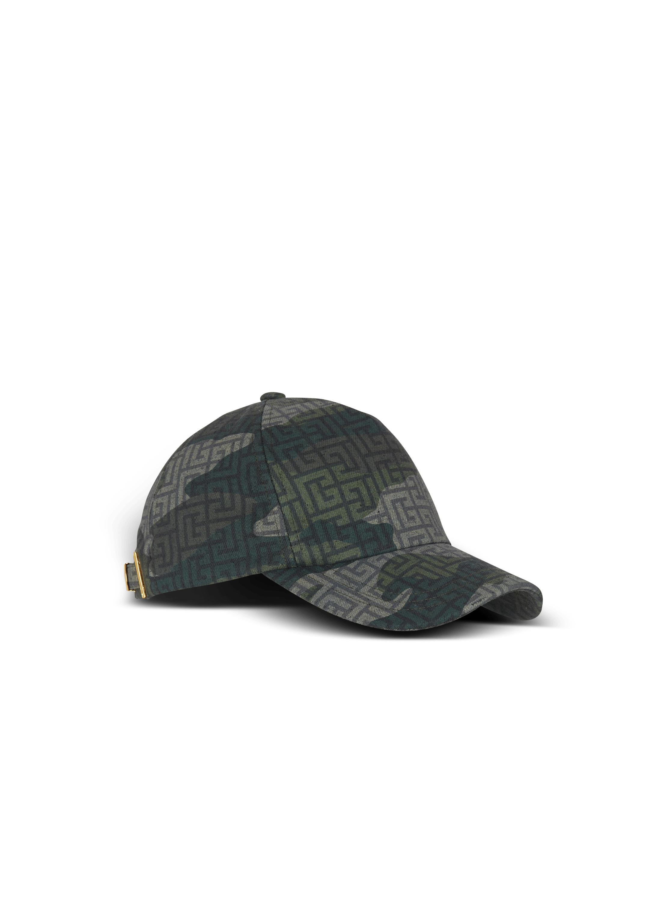 Monogrammed camouflage print baseball cap Product Image