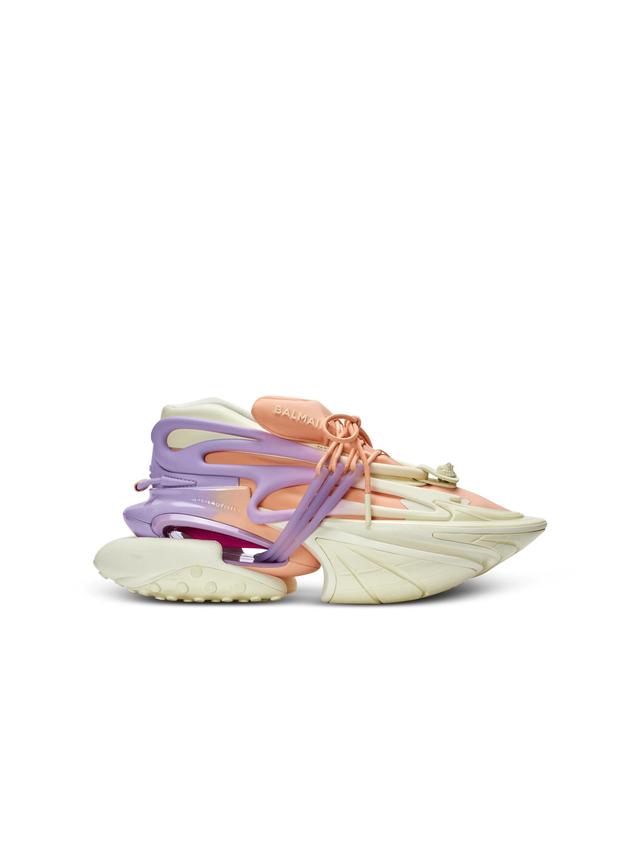 Unicorn low-top sneakers in neoprene and calfskin Product Image