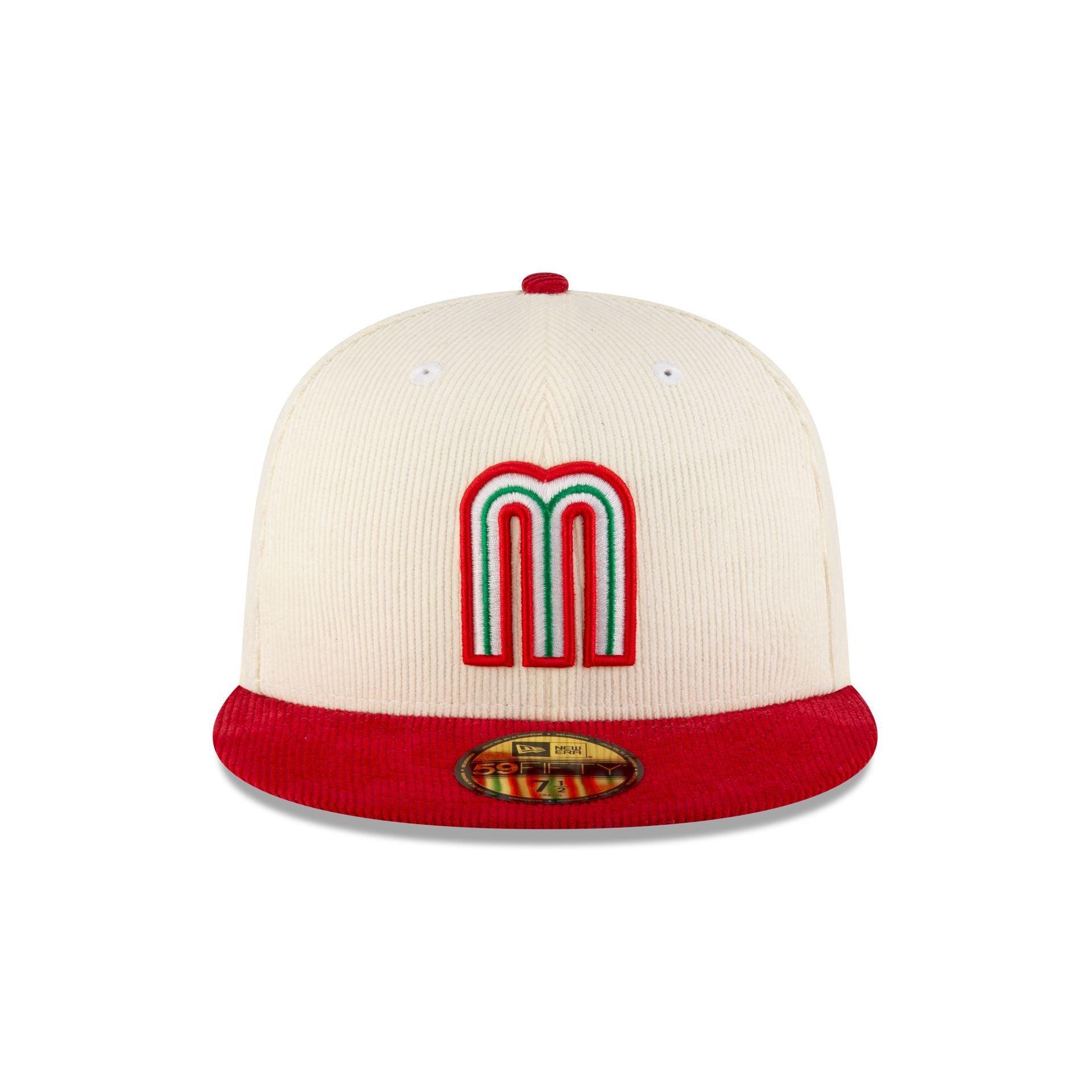 Mexico Baseball Chrome Red Corduroy 59FIFTY Fitted Hat Male Product Image