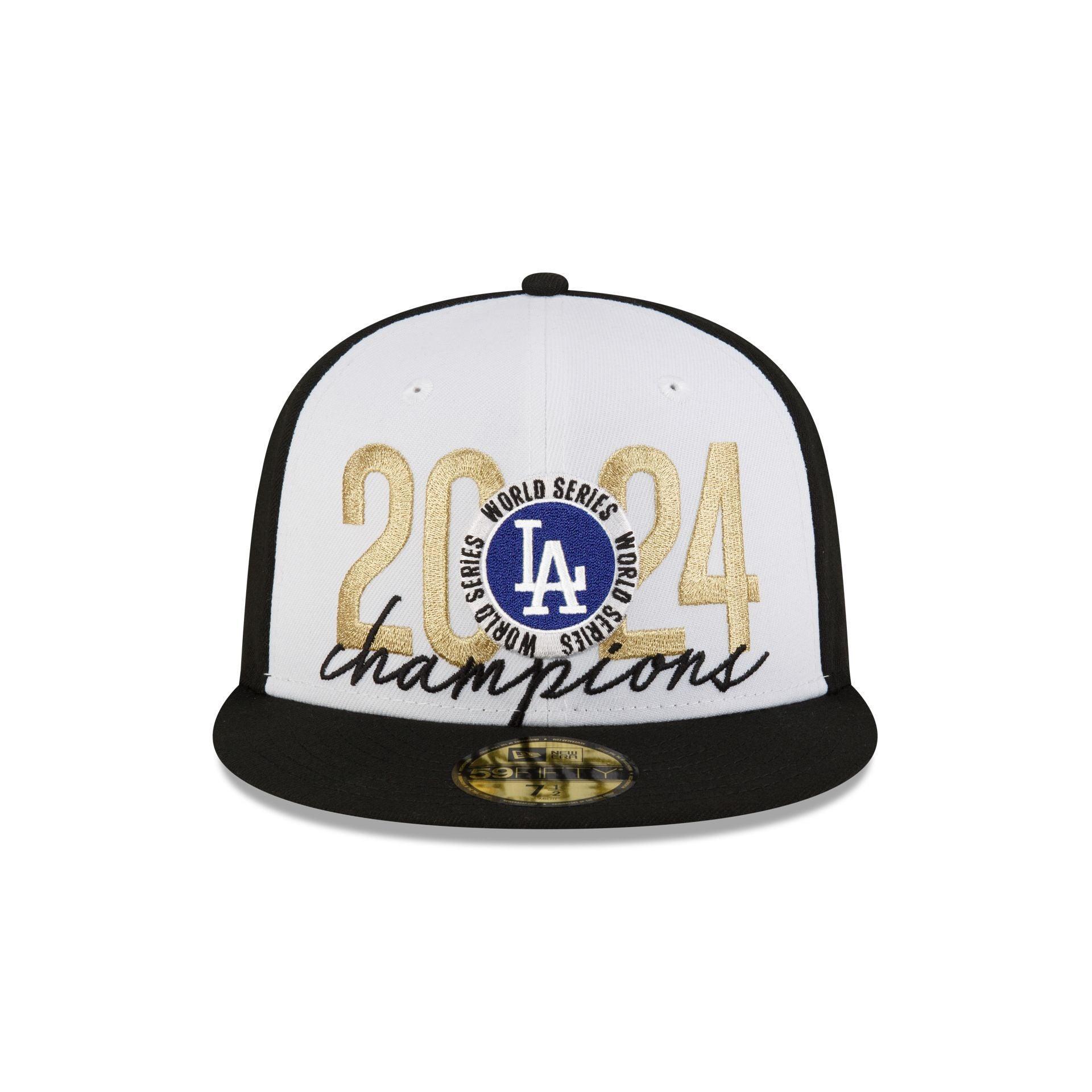 Los Angeles Dodgers 2024 World Series Champions Locker Room 59FIFTY Fitted Hat Male Product Image