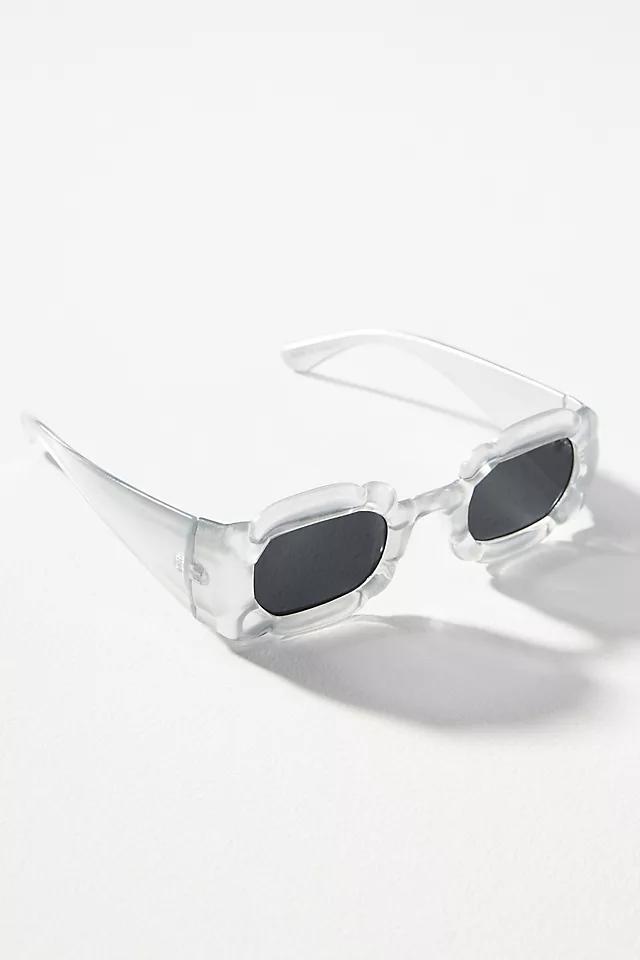 I-SEA Iridescent Captured Rectangle Sunglasses Product Image