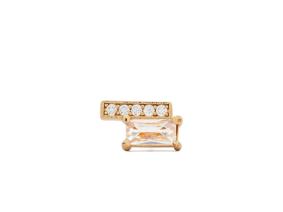 Womens Precious Delight Gold-Plated & Crystal Stud Earrings Product Image