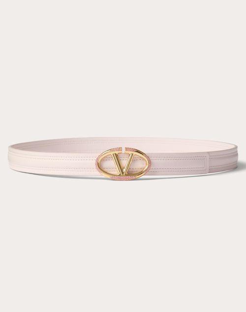 THE BOLD EDITION VLOGO SHINY CALFSKIN BELT 20 MM Product Image