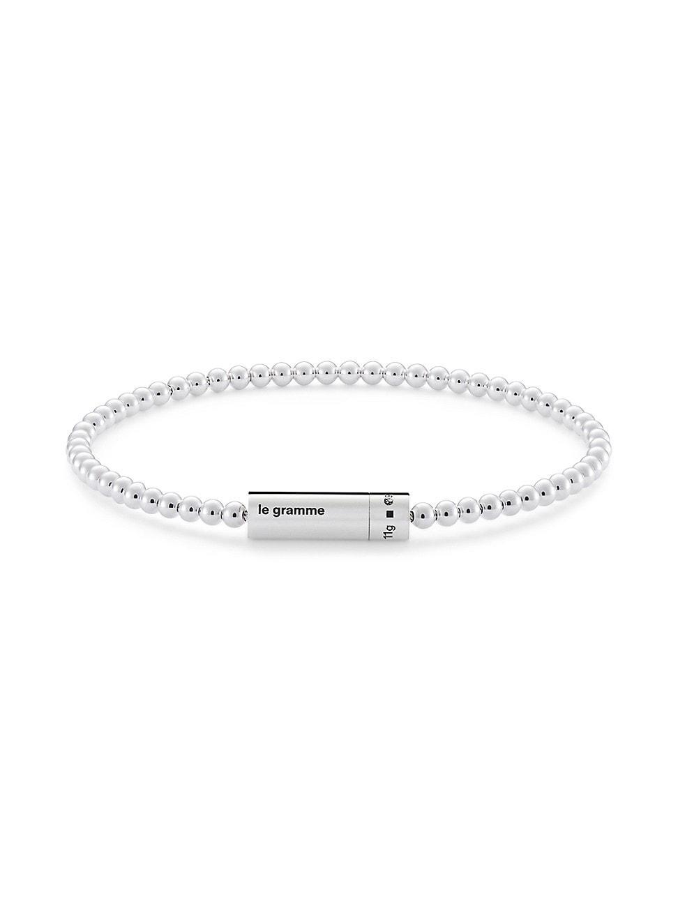 le gramme 11G Sterling Silver Beaded Bracelet Product Image