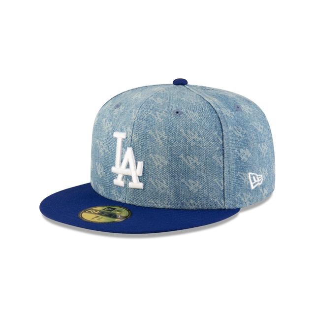 Los Angeles Dodgers Laser Burn Out 59FIFTY Fitted Hat Male Product Image