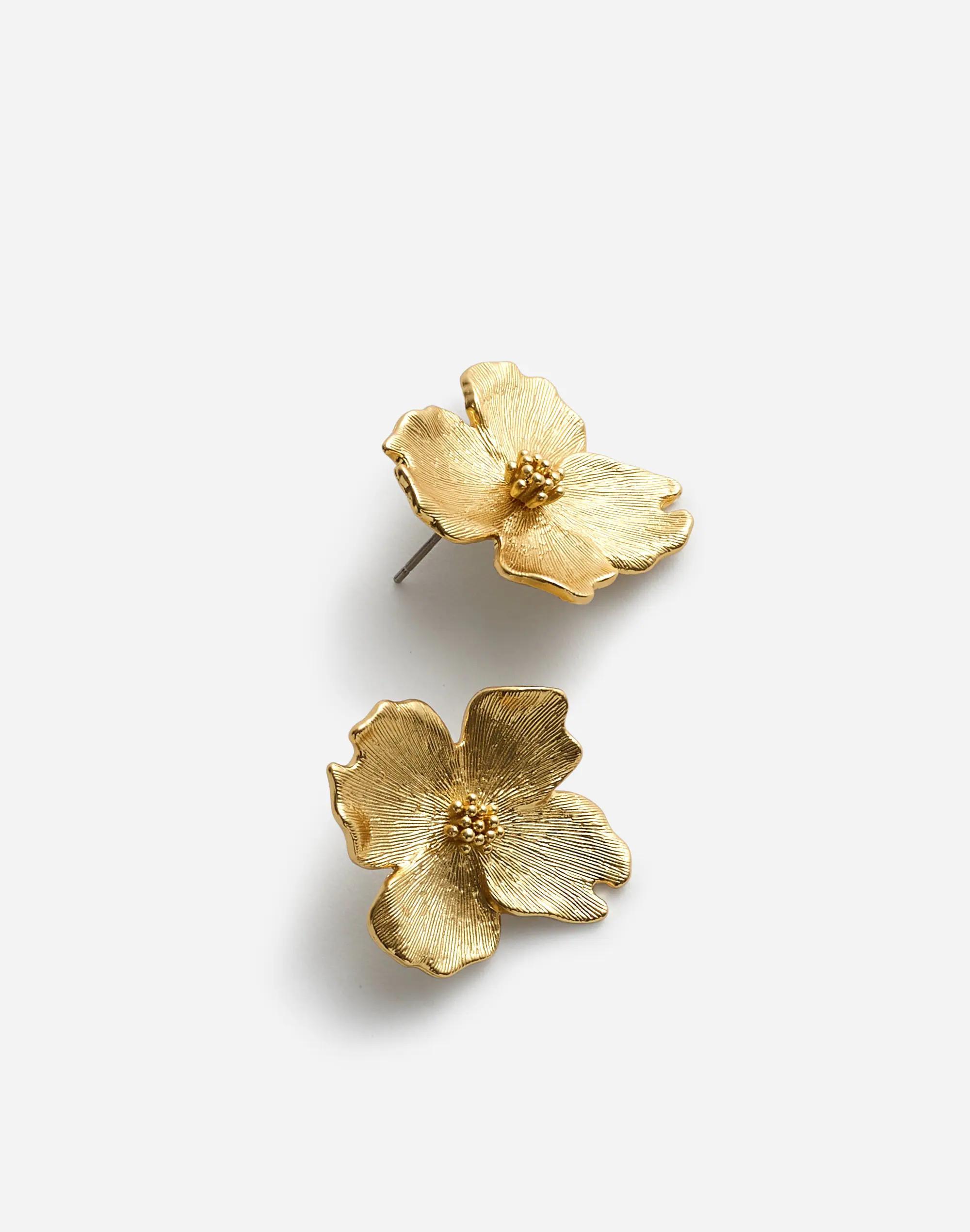 Flower Statement Stud Earrings Product Image