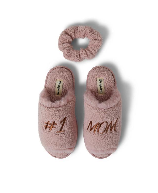 Womens Louise Teddy Slide with Scrunchie Set Product Image