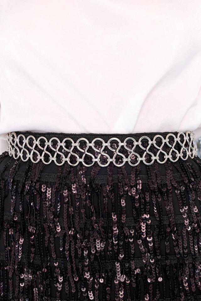 Perfect Connection Silver Chain Belt Product Image