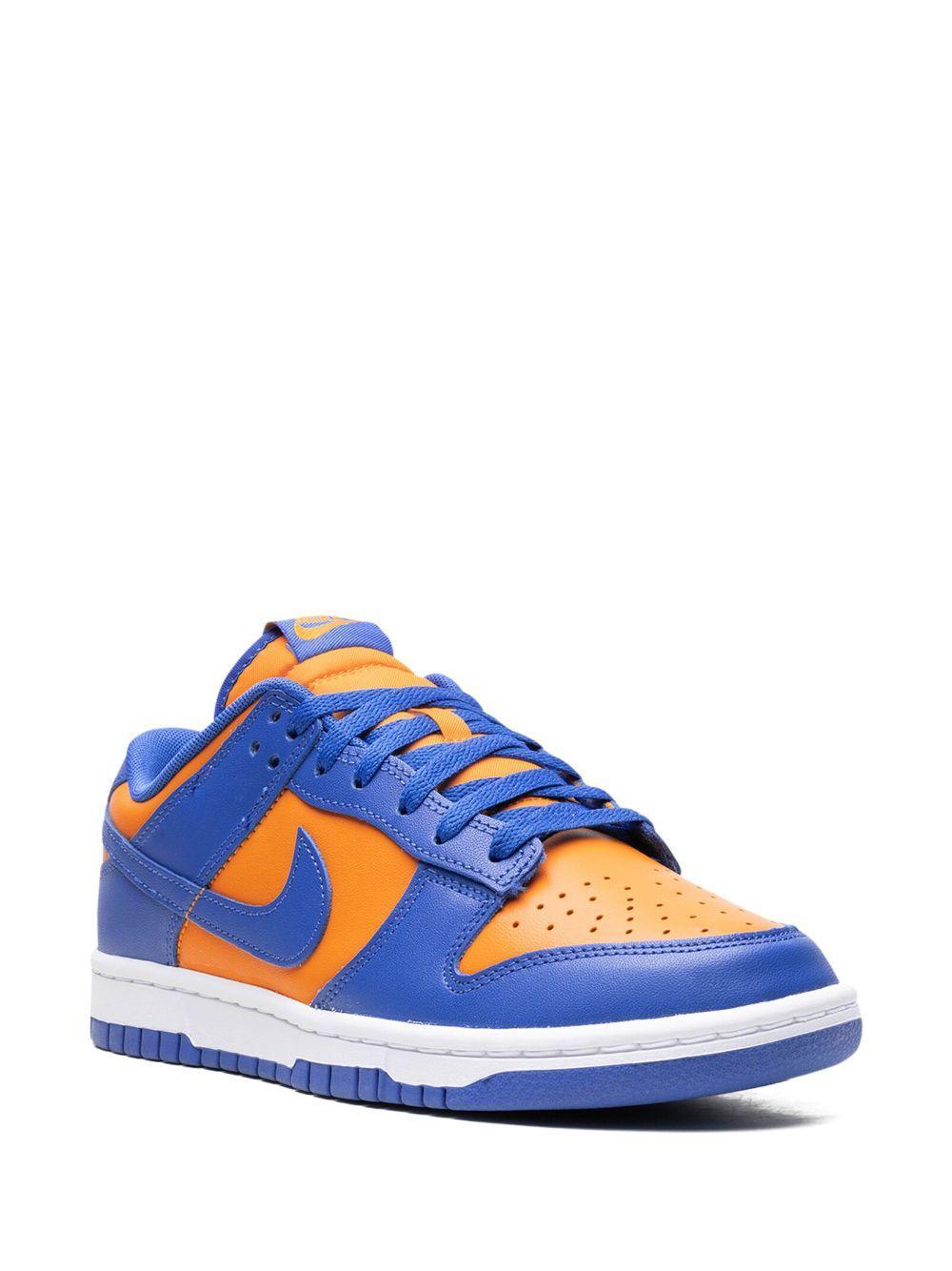 NIKE Dunk Low Retro Sneaker In Bright Ceramic/team Royal/university Red Product Image