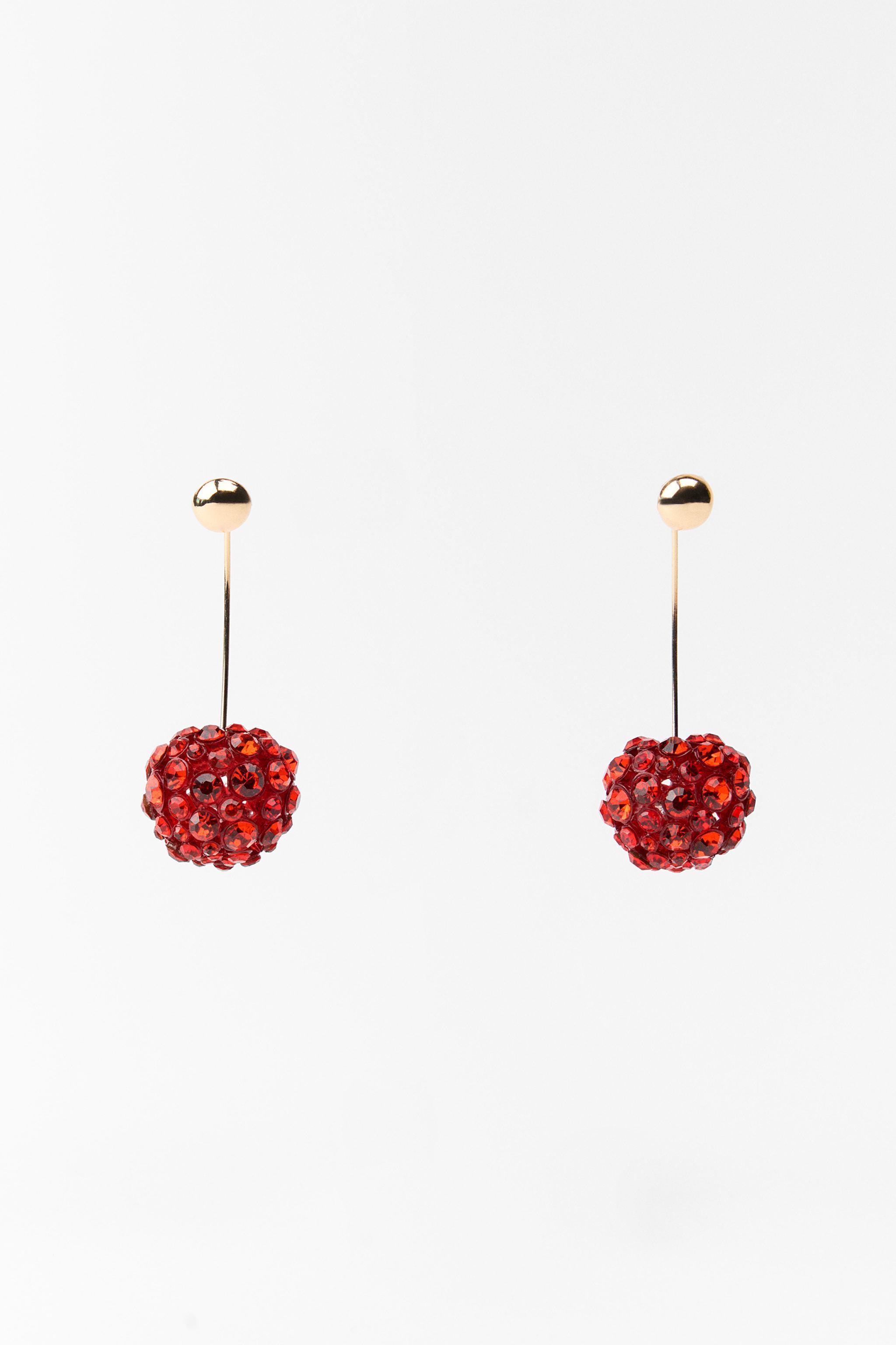 SPARKLY CHERRY EARRINGS Product Image