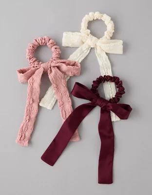 AEO Bow Scrunchie 3-Pack Product Image