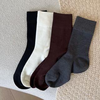 Plain Crew Socks Product Image