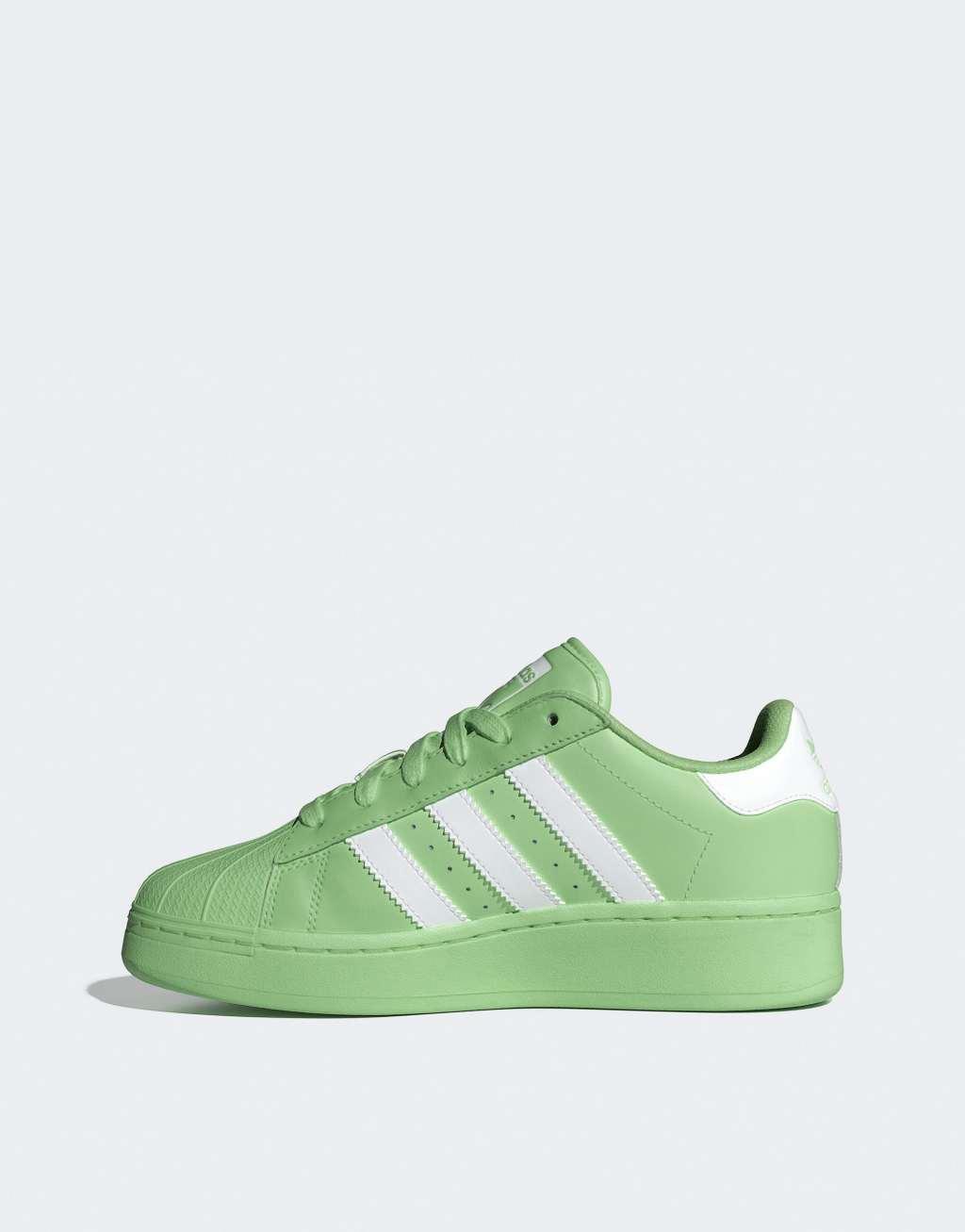 adidas Originals Superstar XLG sneakers in green Product Image