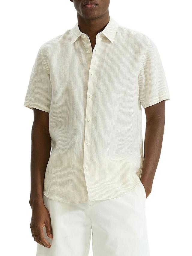 Mens Irving Linen Button-Front Shirt Product Image