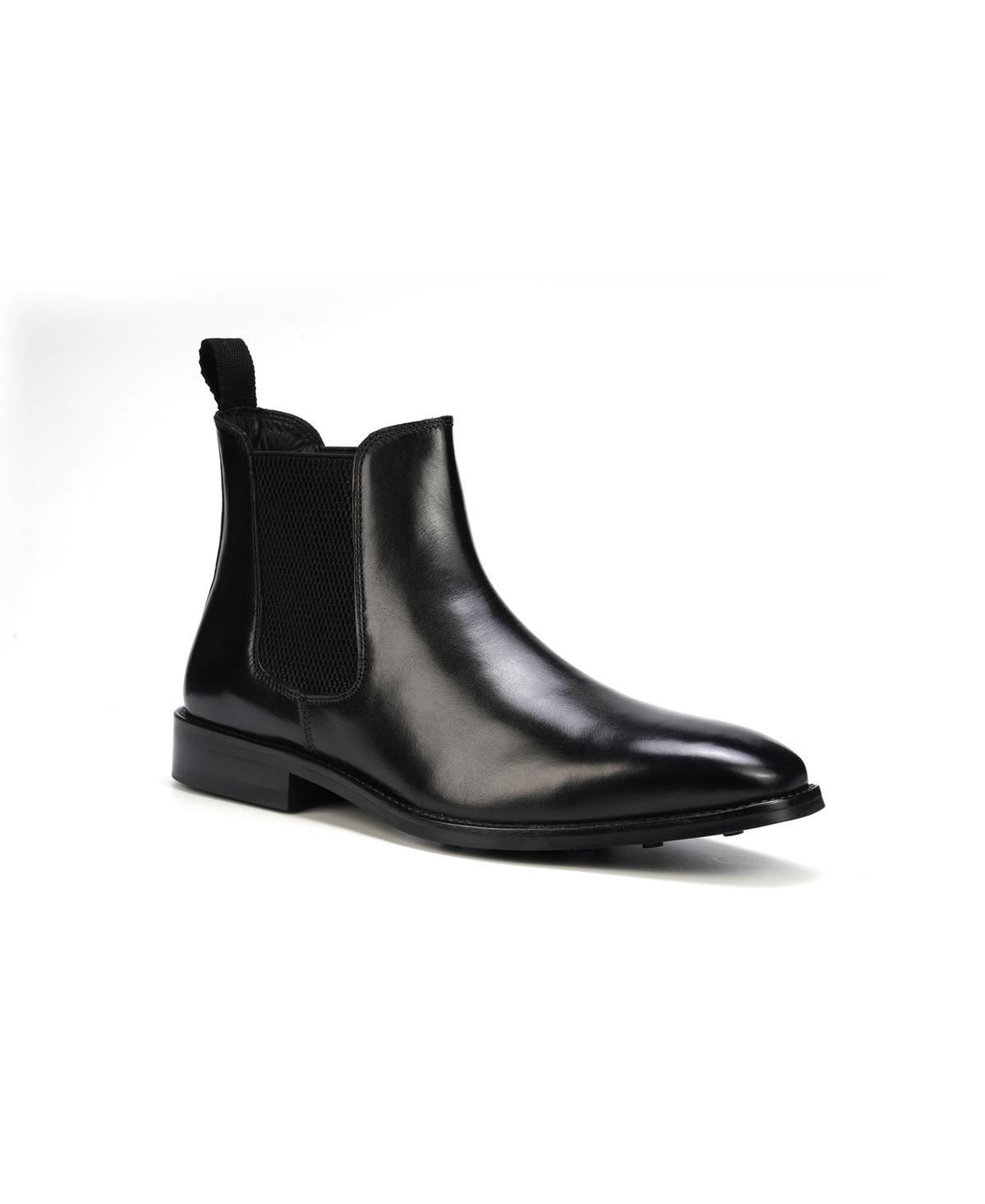 Anthony Veer Mens Thomas Leather Pull Up Chelsea Boots Product Image