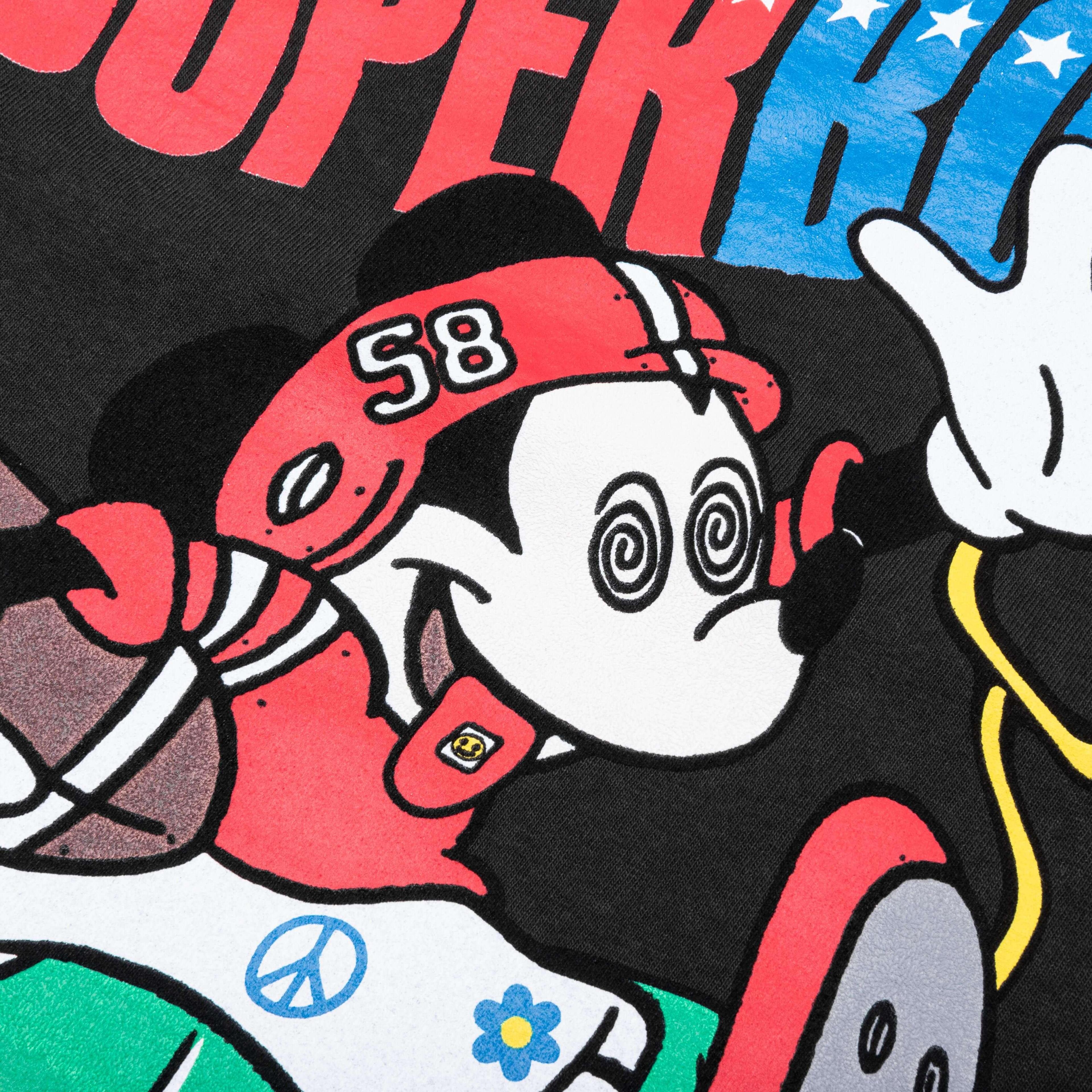 Feature x CRTFD Psychedelic Super Bowl T-Shirt - Black Male Product Image