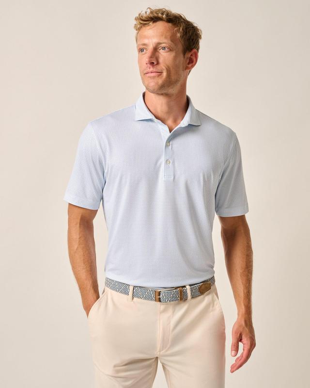 johnnie-O Performance Jersey Polo - Tee Time Print Product Image