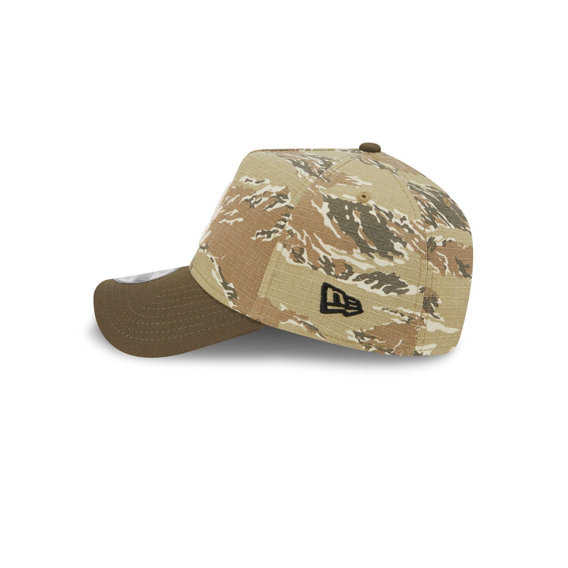 Atlanta Braves Tiger Camo 9FORTY A-Frame Snapback Hat Male Product Image