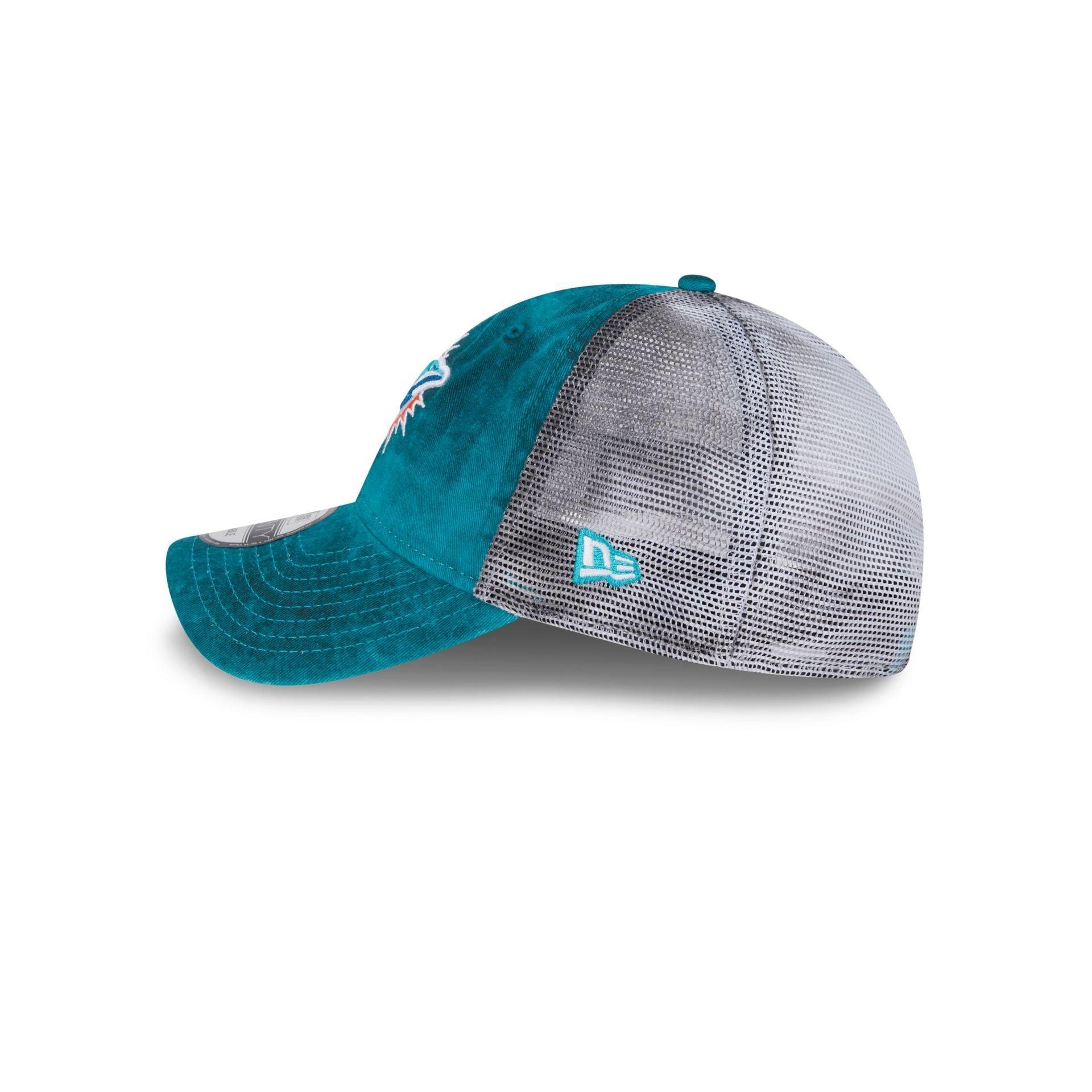 Miami Dolphins Slick 9TWENTY Trucker Hat Male Product Image