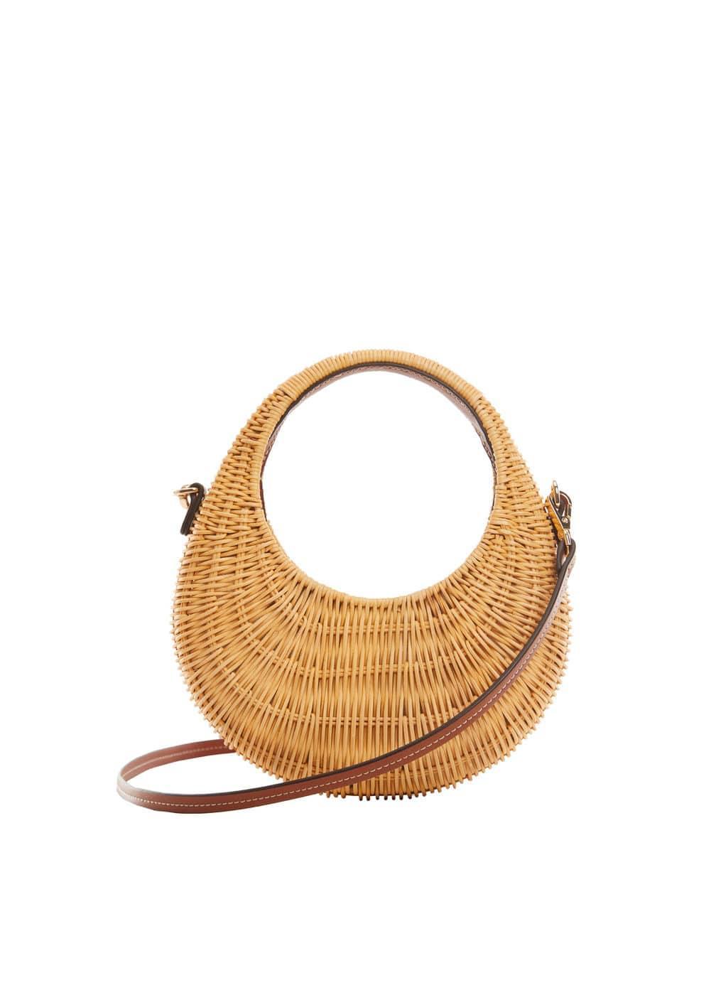 MANGO - Natural fiber handbag - One size - Women Product Image