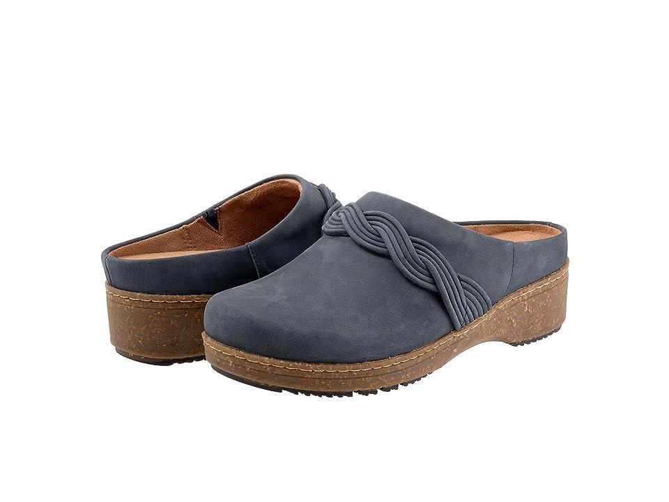 SoftWalk Arvada Twist (Navy Nubuck) Women's Shoes Product Image