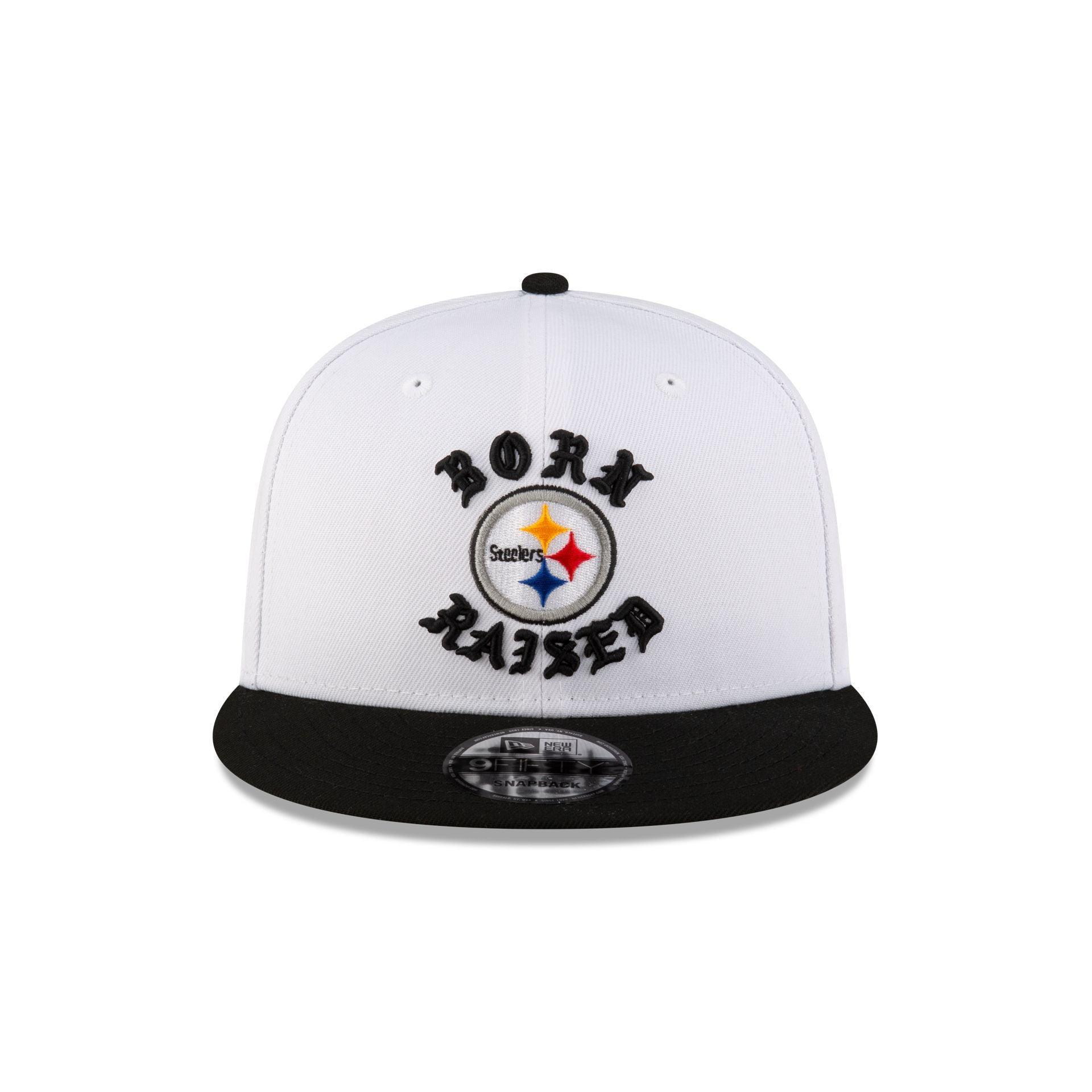 Born x Raised Pittsburgh Steelers White 9FIFTY Snapback Male Product Image