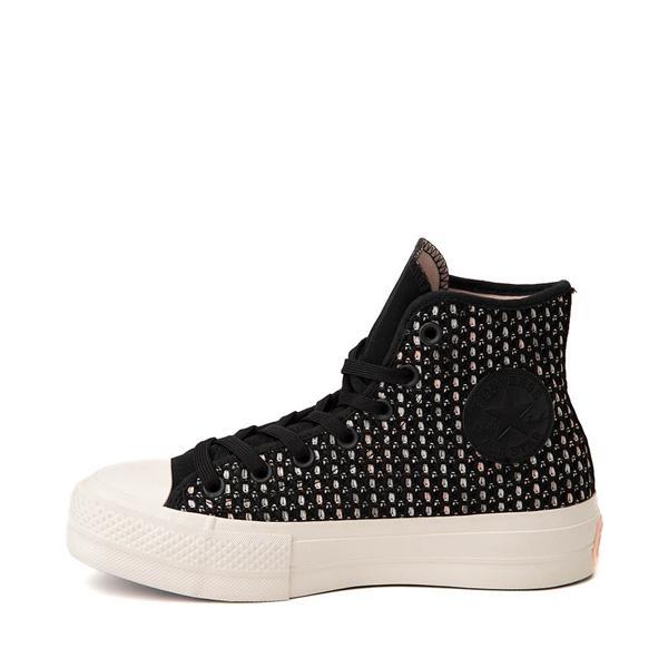 Womens Converse Chuck Taylor All Star Hi Lift Sneaker - Black / Egret Product Image