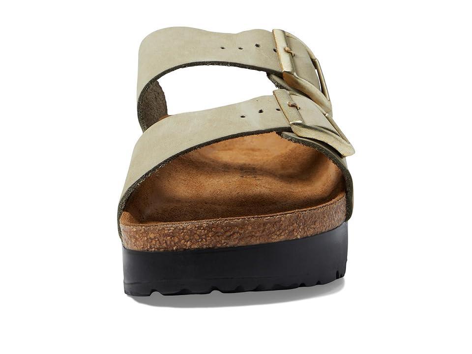 Birkenstock Papillio by Birkenstock Arizona Platform Sandal - Nubuck (Eucalyptus) Women's Shoes Product Image